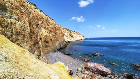 A bout de soufre, nouvelle vague cartographique en Mer Égée © Thibaut Cavailhes/UMR EPOC