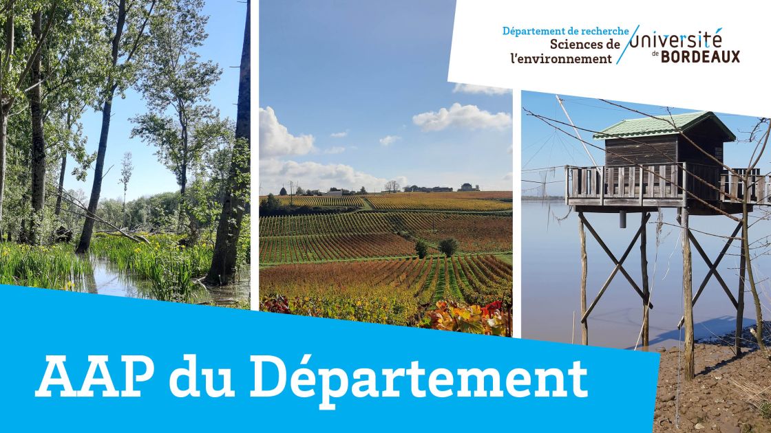 AAP Projets exploratoires :: Département Sciences environnement