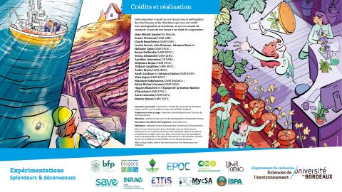 Crédit et réalisation - Département Sciences de l'environnement de l'université de Bordeaux